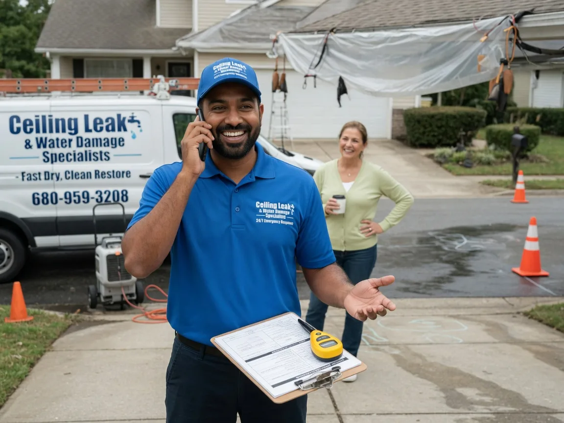 Ceiling Leak Cleanup Crab Orchard, NE FAQs